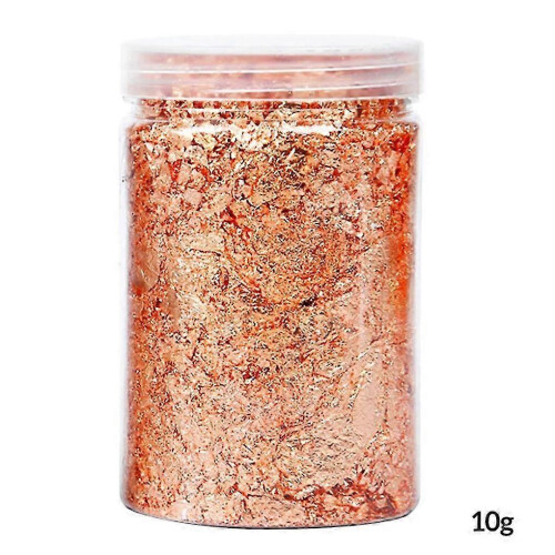 (Copper) Spiselige gullflak 10g til kake-, dessert- og matdekorasjon