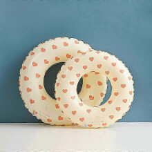 (retro heart, 1pcs60cm) 2026 Pool Float Tube PVC Inflatable Summer Beach Party Toy Set for Swimming Fun Birthday Gift