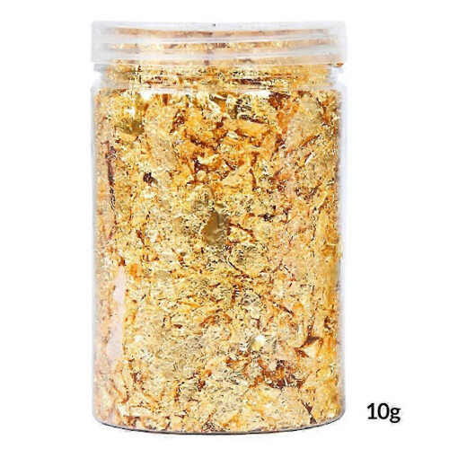 (Gold) Spiselige gullflak 10g til kake-, dessert- og matdekorasjon