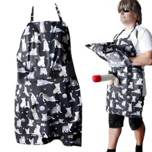 (Grey) Funny Cooking Apron with Hidden Penisunder Design in Pocket – Ultimate Grilling Gift