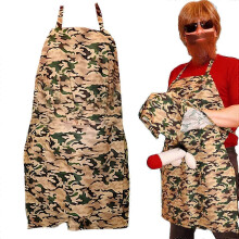 (Camouflage) Funny Cooking Apron with Hidden Penisunder Design in Pocket – Ultimate Grilling Gift