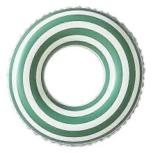 (Green) 70 Anelli galleggianti gonfiabili vintage per piscina, in PVC spesso, anti-ribaltamento, per bambini dai 5 ai 9 anni.