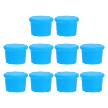10Pcs Seladores De Garrafa Silicone Azul - Para Vinho E