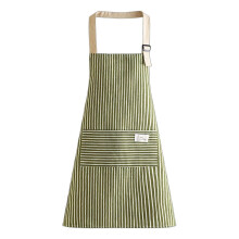 (Green) Unisex BBQ Apron With Large Quick-Access Patch Pocket - Ideal Gift For Cooks