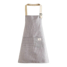 (Grey) Unisex BBQ Apron With Large Quick-Access Patch Pocket - Ideal Gift For Cooks