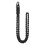Multifunctionele Handgeweven Paracord Sleutelhanger Black 1