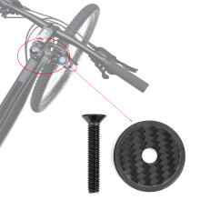 Easy Fit Carbon Fibre Top Cap for MTB Stem