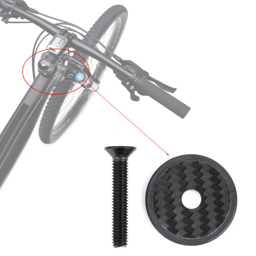 Easy Fit Carbon Fibre Top Cap for MTB Stem