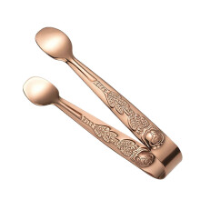 (Rose Gold, B) Mini pinces à glaçons, prise en main compacte, idéales pour les bars à café et les barmans, compatibles lave-vaisselle