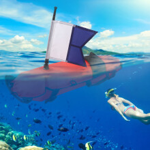 Red Scuba Diving Marker Buoy Float