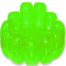 (Green) Jelly Blow-Up Soffa - Bärbar uppblåsbar soffa för inomhus och utomhus, luftsits för trädgård och uteplats