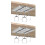 (White, 4pcs) Kitchen Hanging Wine Glass Holder for 100/200g Load, Fits Multiple Cup Styles 1