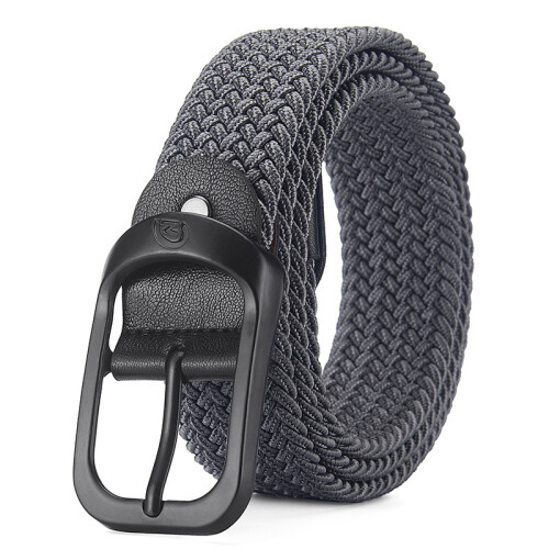 Neuer elastischer Herren-Flechtgürtel - 120 cm Grey