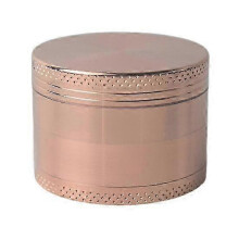 (rose gold, 40mm) 2026 Metal Grinder 1.6/2.5in Portable Spice Mill for Dried Chili Peppers