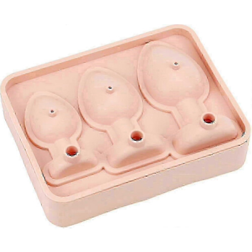 (Pink) Silikonisbitsform för gör-det-själv-prank-analpluggformer