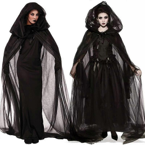 (Witch A, S) Costume da strega di Halloween per giochi e spettacoli