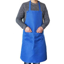 (E) Waterproof Chef Apron for Men & Women with Pocket – Kitchen Cooking, Dishwashing & Cleaning Accessories, Sleeveless Oil-Proof Design