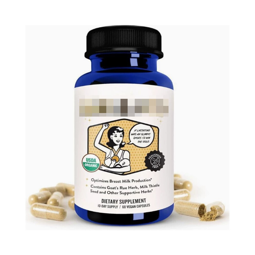 (60 Count (Pack of 2)) Lactation Supplement with Organic Goats Rue, Milk Thistle, Shatavari, Fennel, Alfalfa Anise 60 Count