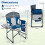 Costway Folding Camping Chair Oversized Portable Directors Chair With Side Table 4