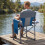 Costway Folding Camping Chair Oversized Portable Directors Chair With Side Table 7