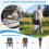 Costway Folding Camping Chair Oversized Portable Directors Chair With Side Table 3