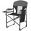 Costway Folding Camping Chair Oversized Portable Directors Chair With Side Table 9