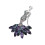 Modieuze legering meerman broche badge pin met-Paars 1
