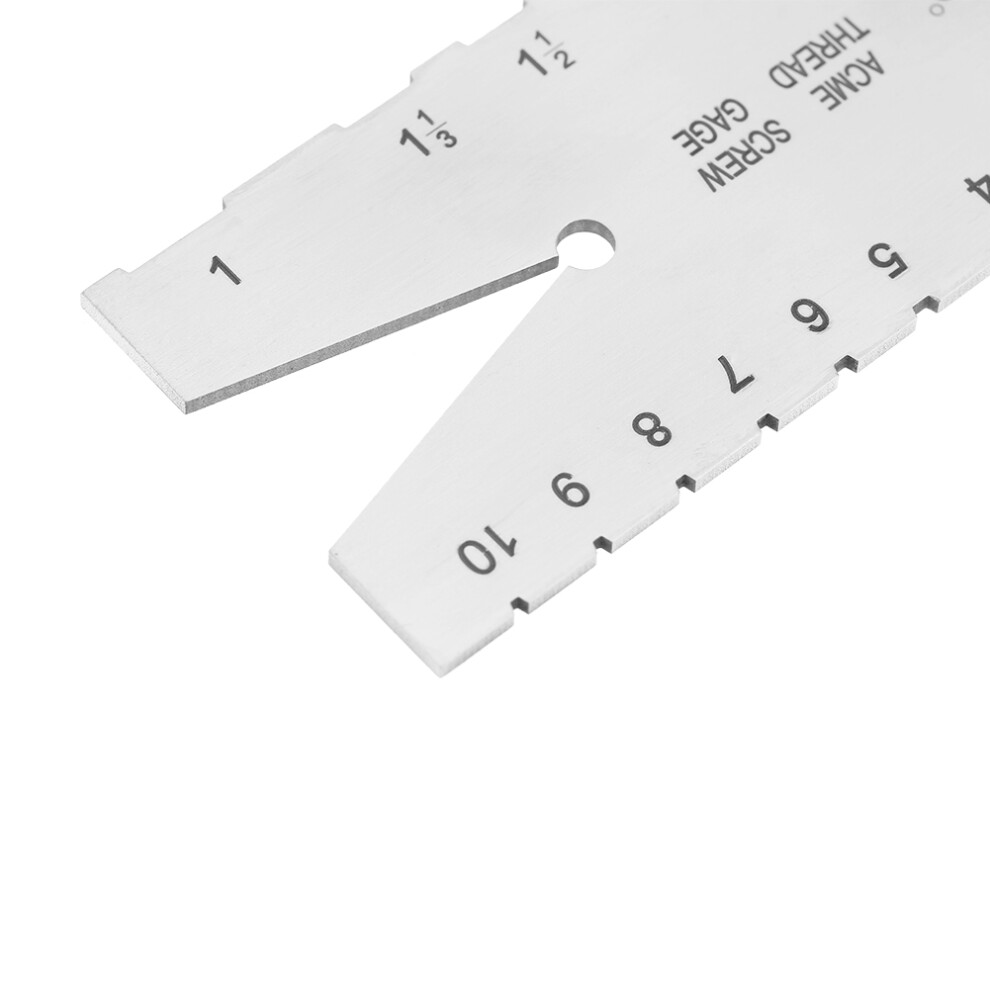 Stainless Steel 29 Screw Thread Gauge