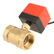 DC 12V Brass Ball Valve Motorised DN40 2-Way