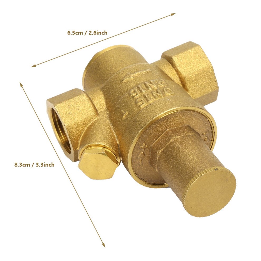 Brass Water Pressure Regulator 1.6mpa DN15