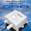 RS485 Illuminance Sensor Transmitter Illumination Sensor Brightness Meter Industrial Meter RS485 Analog 9
