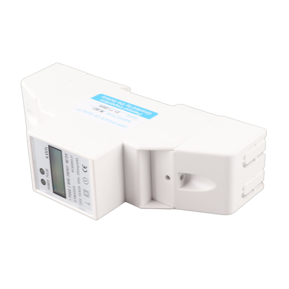 Single Phase Din Rail Energy Meter LCD