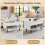 Costway Lift Top Coffee Table 80 cm Modern Accent Table with Hidden Compartment 3
