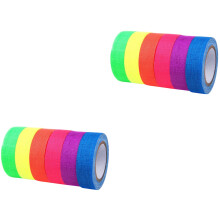 12Rouleaux Ruban Fluorescent Uv Pour Décoration Murale Et