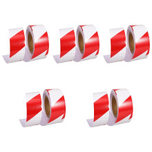 5Rolls Pet Reflective Tape Assorted Colors for Outdoor Safety Warning