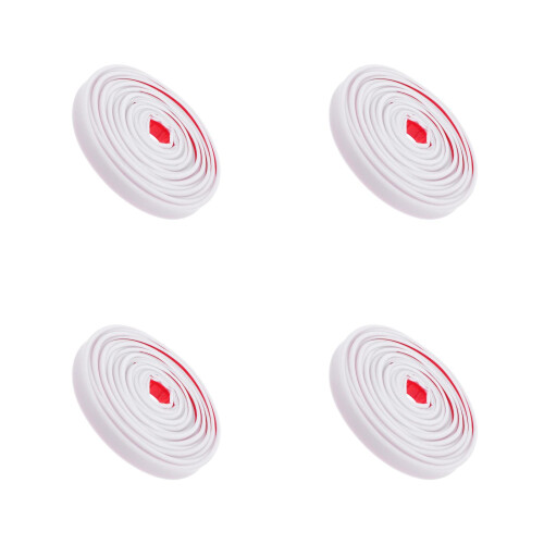 4Rolls White Flexible Tpe Edge Banding for Kitchen Cabinets and Tables