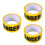 3Rolls Multi-Purpose Safety Tape Self Adhesive Warning Caution Tape 1