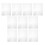 10Pcs Clear Matte PVC Protective Covers for Reusable School Notebooks 1