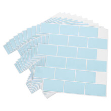10Sheets Self Adhesive Kitchen Wall Tiles Sky-Blue Waterproof Oilproof
