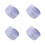 4Rolls Cloth Wire Ribbon with Delicate Patterns for Easter Crafts 1