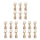 18Pcs Durable Zinc Alloy Rope End Snap Hook Clips for DIY 1
