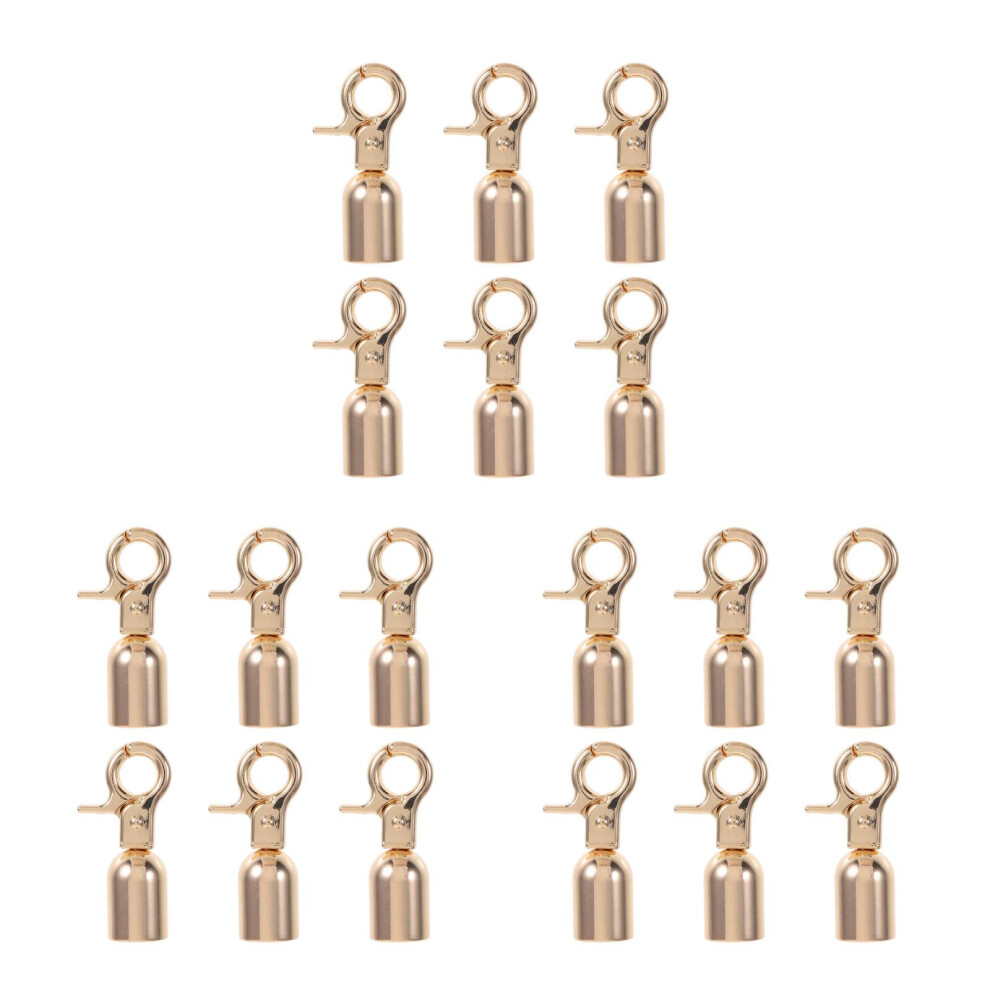 18Pcs Durable Zinc Alloy Rope End Snap Hook Clips For Diy 303282067830