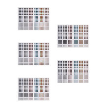 10Sheets Realistic 3D Fish Eye Stickers for Soft Plastic Lure Making