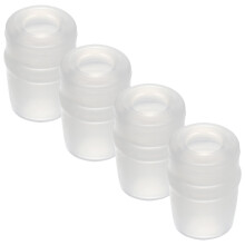 4Pcs Silicone Water Bottle Mouthpiece Transparent Soft Valve for Kids