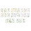 48Sheets Self-Adhesive Scrapbook Stickers Assorted Color for Diaries 1
