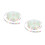 2Rouleaux De Pâques Polyester Vert Clair Motifs Œufs 1