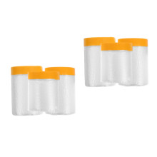 6Rouleaux Film Adhésif De Masquage Pe Transparent Pour Durable