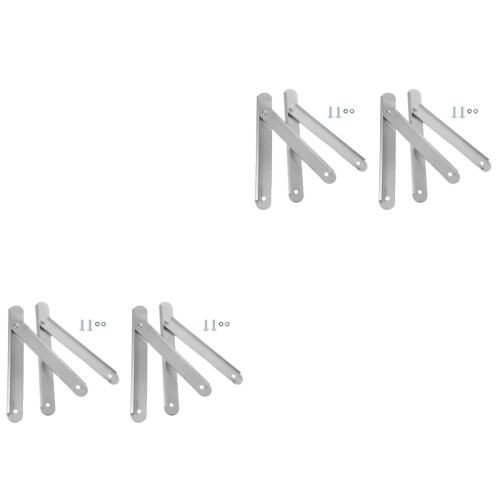 4Pcs High Hardness Aluminum Alloy Attic Ladder Hinge Replacement