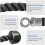 Black Nylon Pull Down Rope 440lb Gym 1