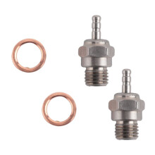 2 Pcs Glow Plugs Hot Spark Vertex SH Engine Parts Accessories for Nitro Truck Replace OS RC Car HSP 70117, N4